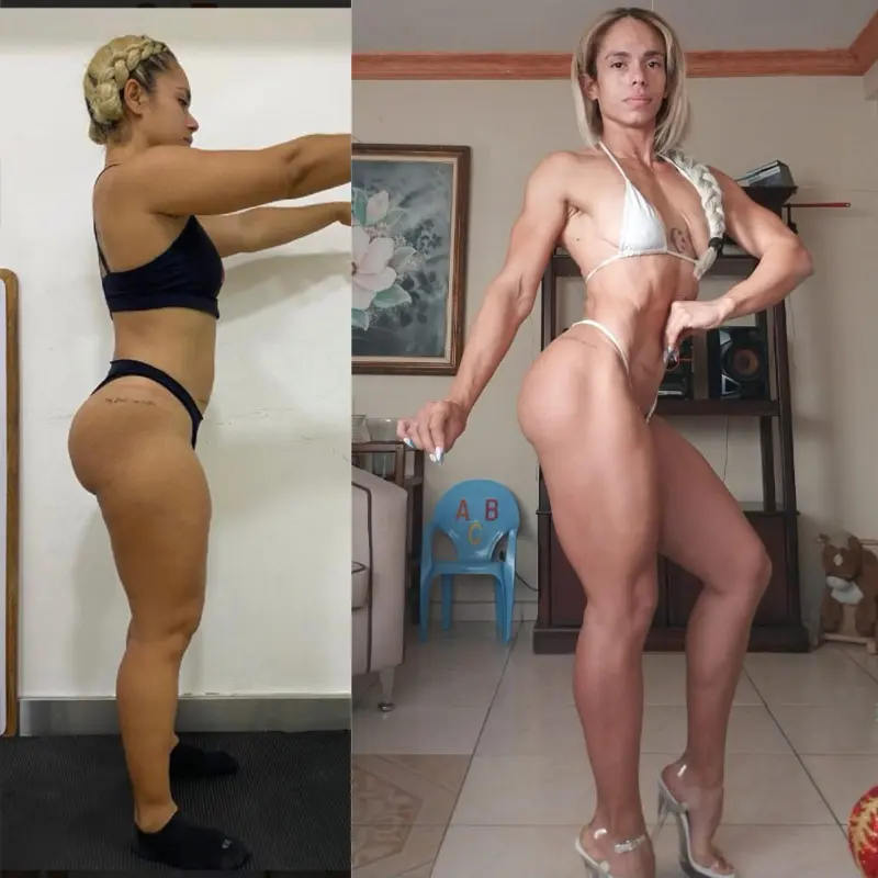 Transformación de un cliente de Junior Villegas, antes y después