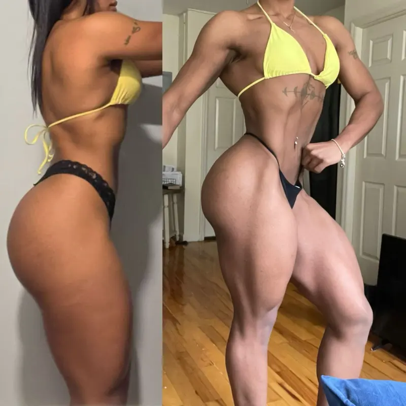 Transformación de un cliente de Junior Villegas, antes y después